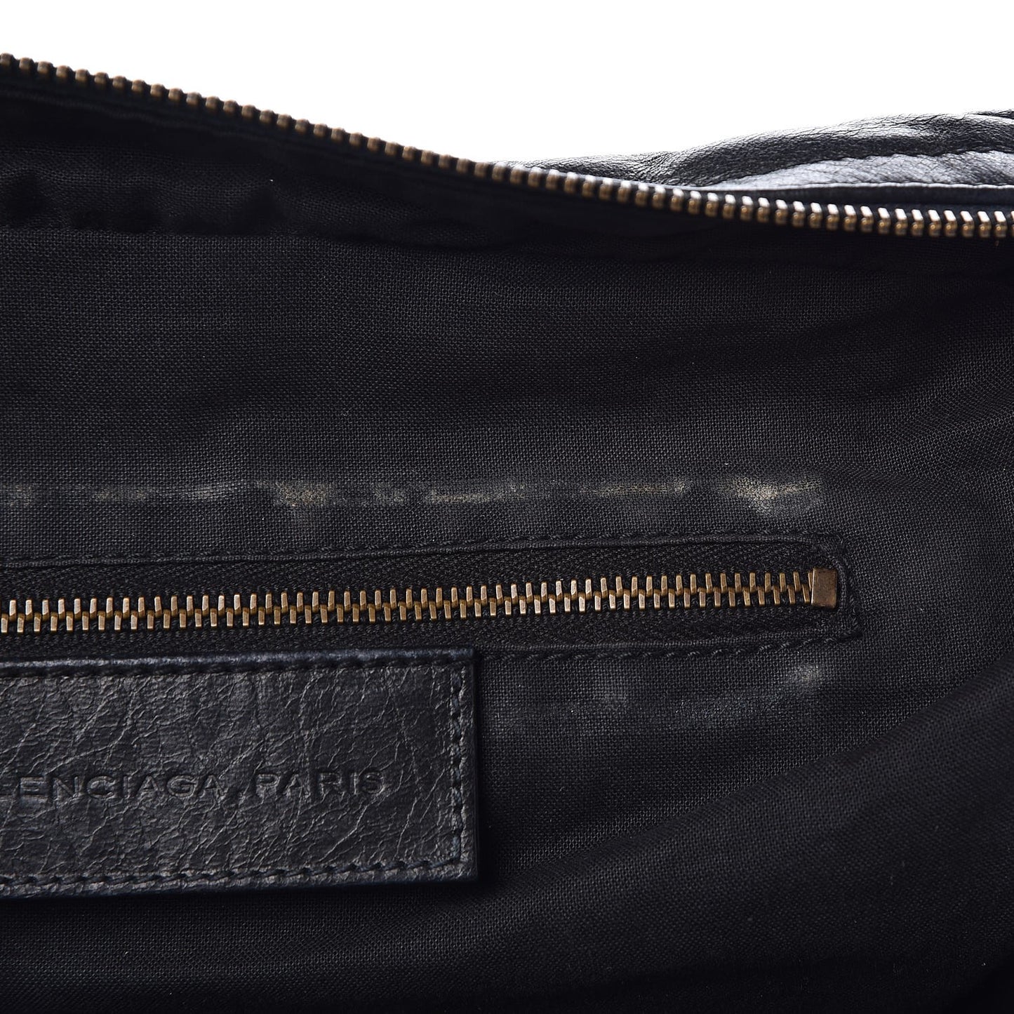 Agneau Classic Hardware Shoulder Bag Black