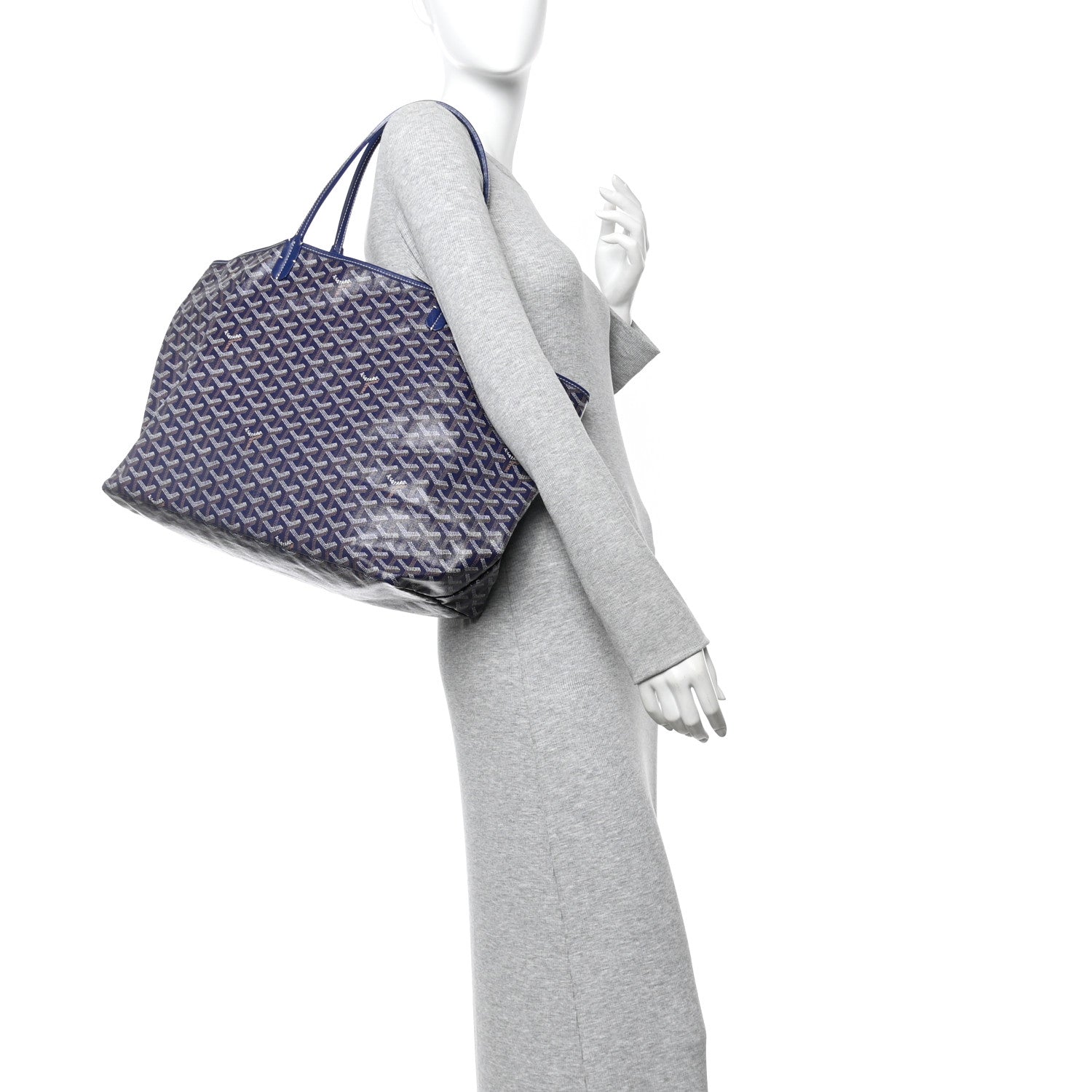 Goyard Goyardine Saint Louis GM Navy 2 of 11