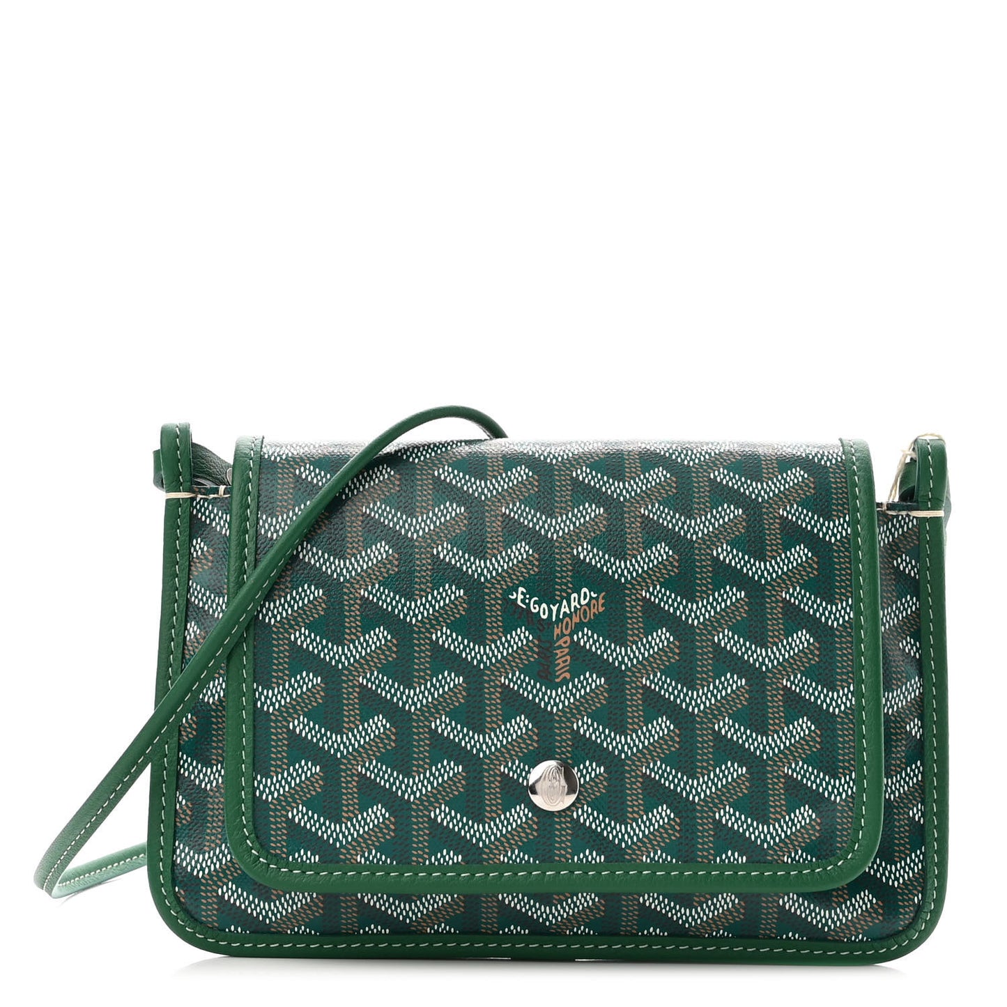 Goyardine Plumet Wallet Clutch Green