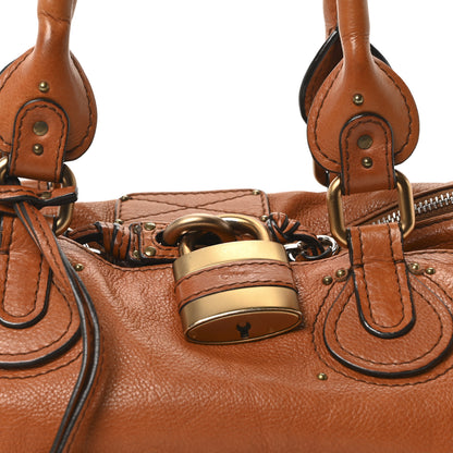 Chloe Calfskin Medium Paddington Satchel Tan 8 of 11