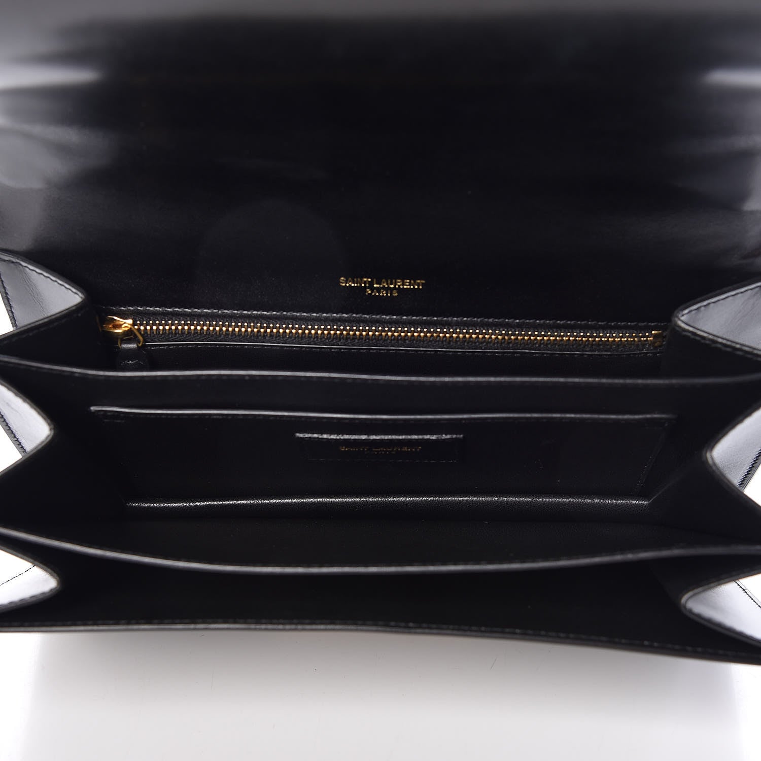 Saint Laurent Smooth Calfskin Medium Domino Shoulder Bag Black 5 of 9