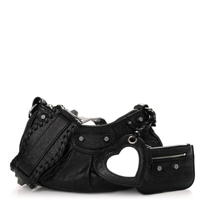 Balenciaga Agneau Arena Le Cagole Shoulder Bag XS Black 1 of 11