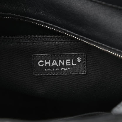 Chanel Calfskin Quilted In The Business North South Tote Black 6 of 11