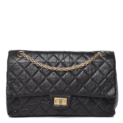 Chanel Aged Calfskin Quilted 2.55 Reissue 226 Flap Black 1 of 11