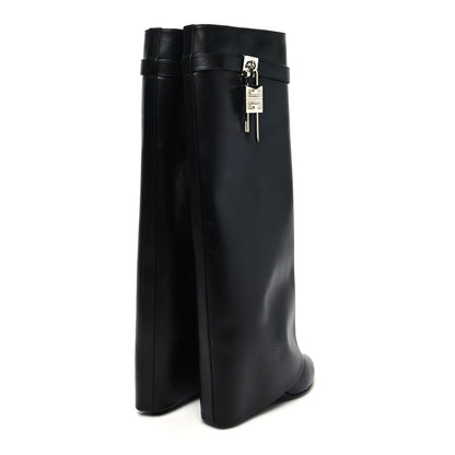 Givenchy Calfskin Shark Lock Pant Boots 40.5 Black 4 of 9