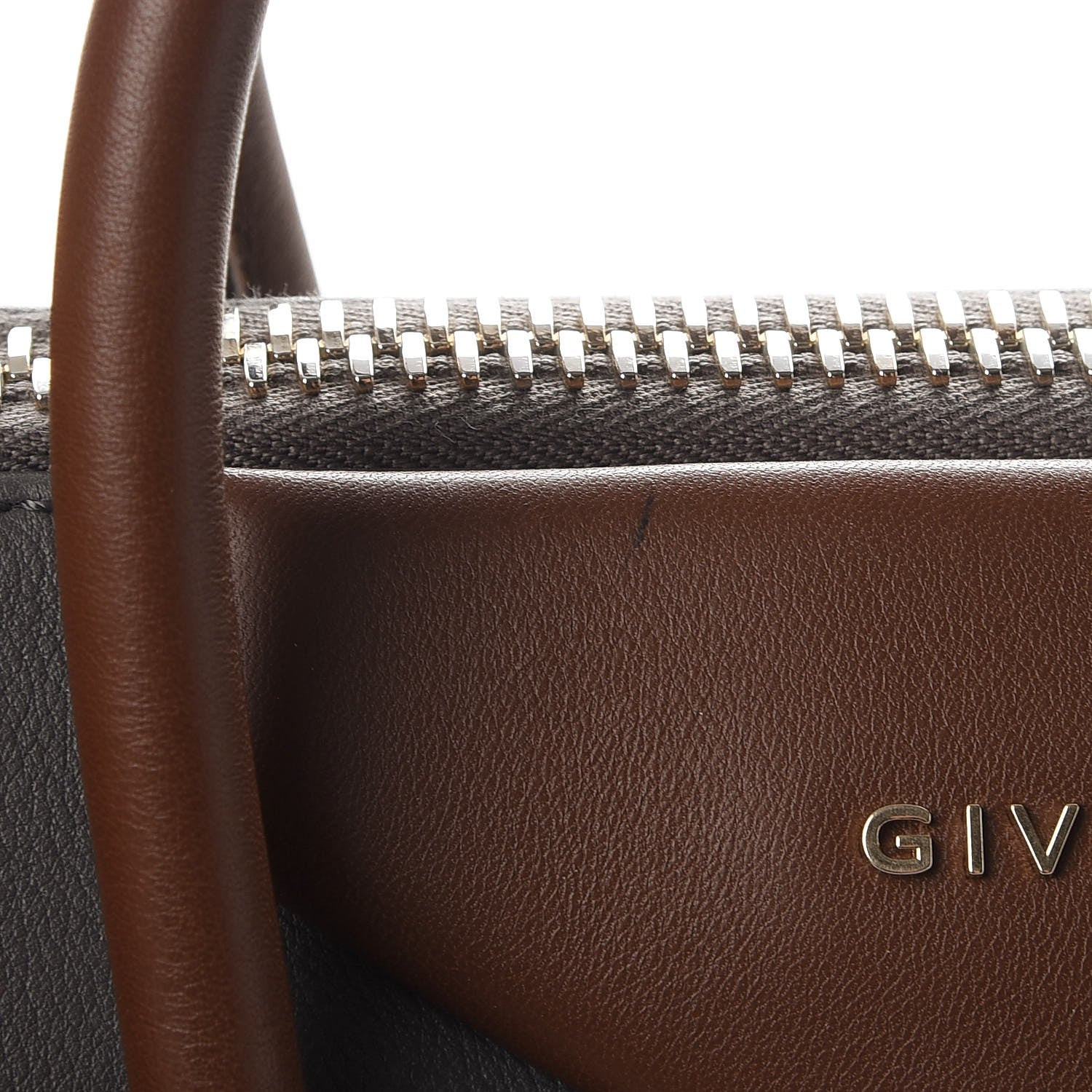 Givenchy Smooth Calfskin Medium Tri-Color Antigona Dark Grey 8 of 9