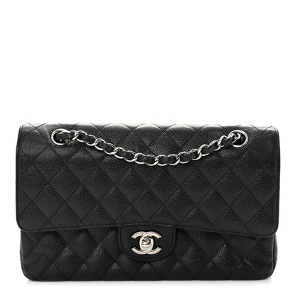 Chanel Caviar Quilted Medium Double Flap Black 1 of 10