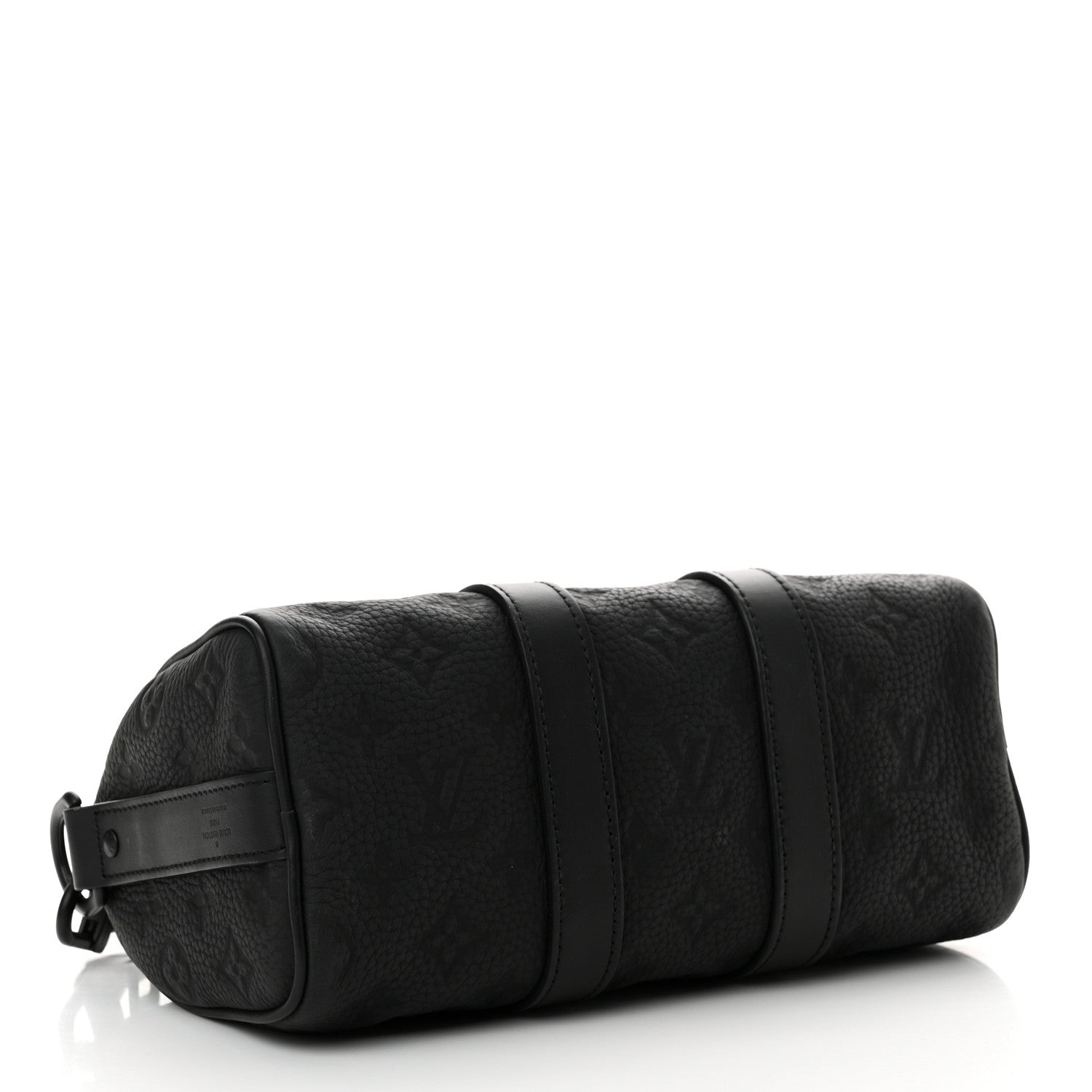 Louis Vuitton Monogram Taurillon Keepall Bandouliere 25 Black 4 of 10