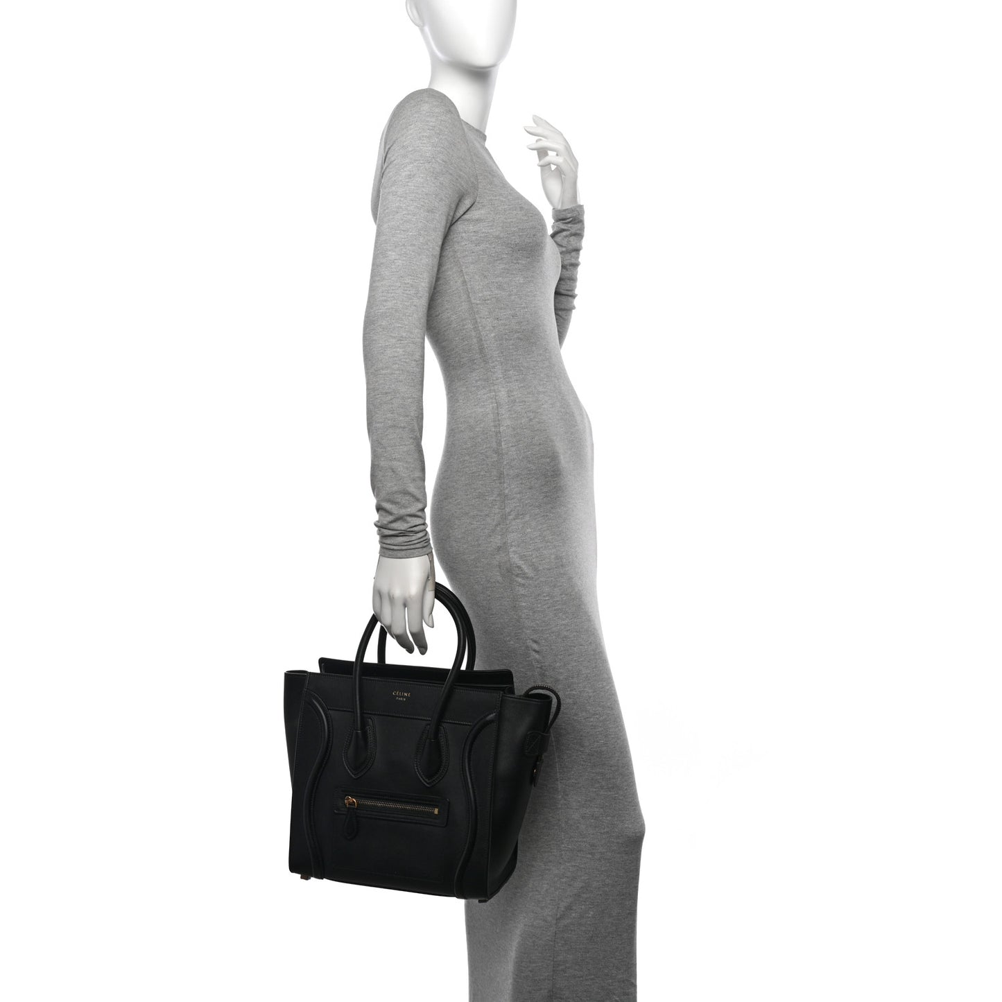 Smooth Calfskin Micro Luggage Black