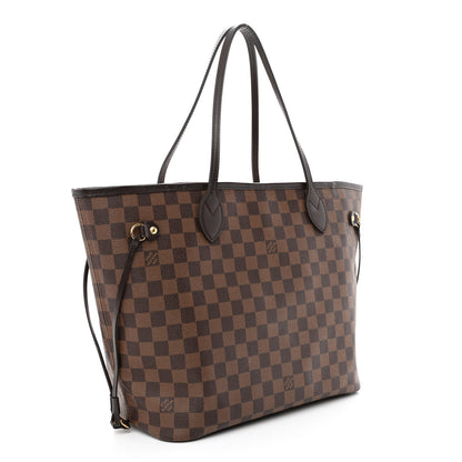 Louis Vuitton Damier Ebene Neo Neverfull MM Rose Ballerine 3 of 10