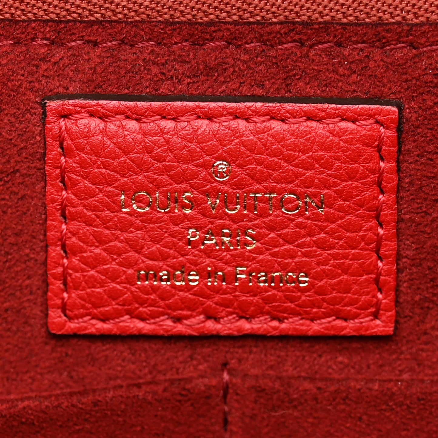 Calfskin Monogram Kimono Tote Cherry