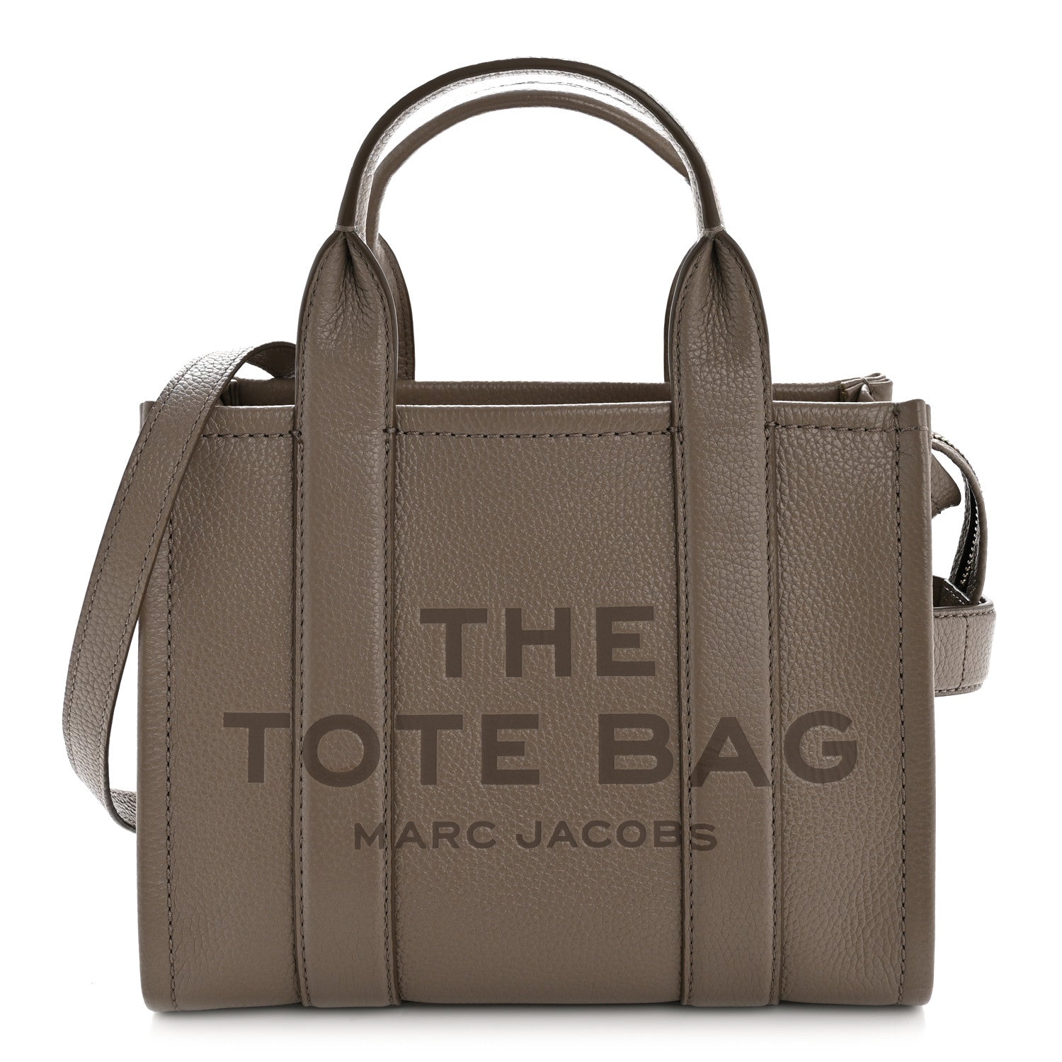 Marc Jacobs Grained Calfskin Small The Tote Bag Cement 1 of 14