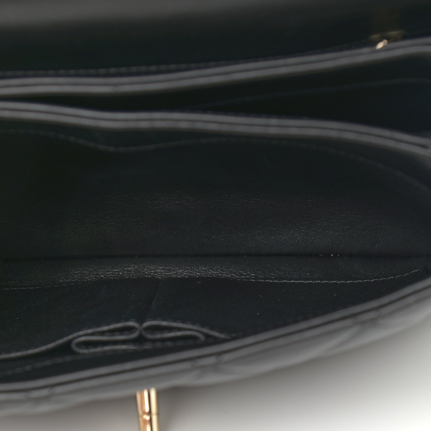 Lambskin Quilted Small Trendy CC Dual Handle Flap Bag Black