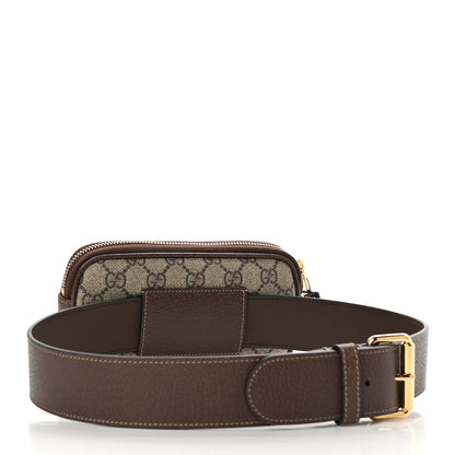 Gucci GG Supreme Monogram Ophidia Belted iPhone Case 75 30 Dark Brown 3 of 13