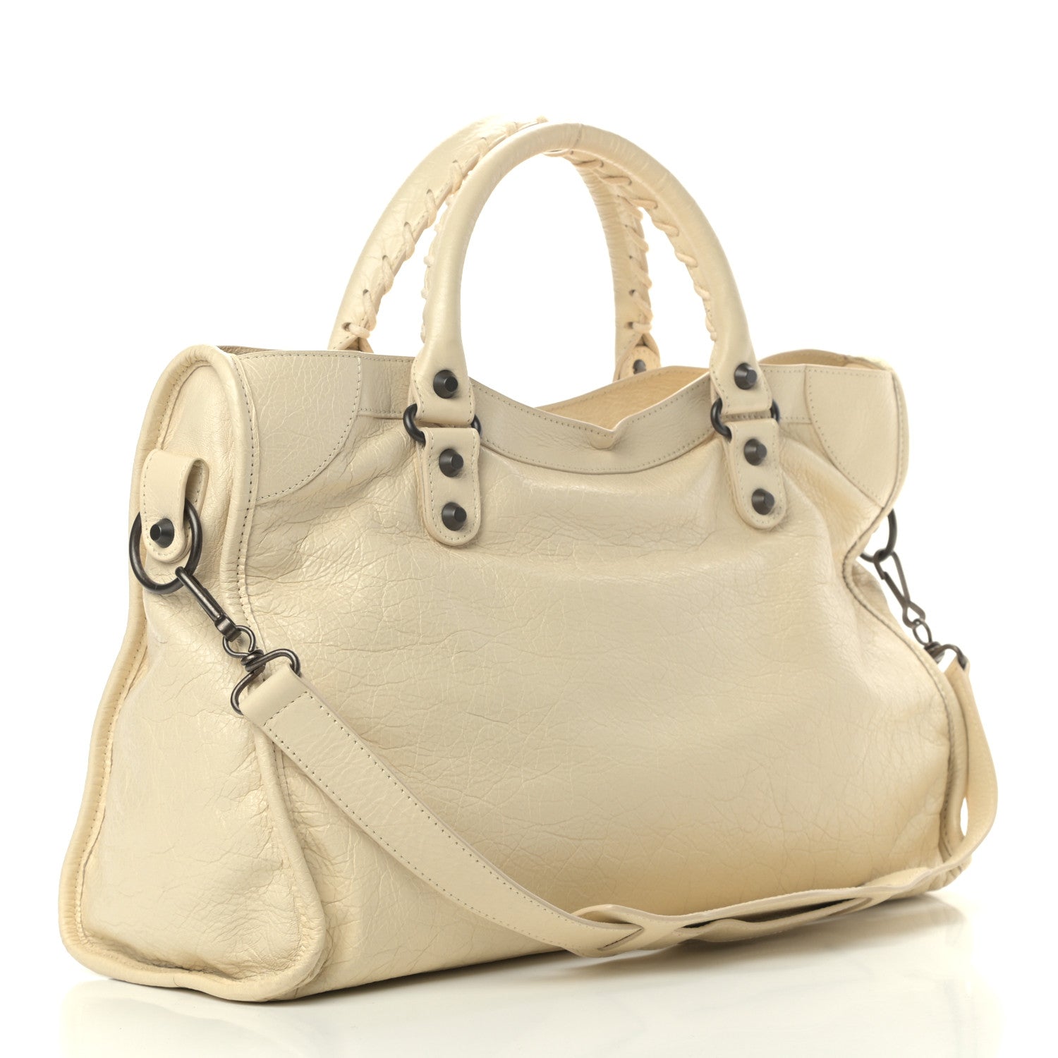 Balenciaga Agneau Classic Hardware City Blanc Creme Light Craie 3 of 12