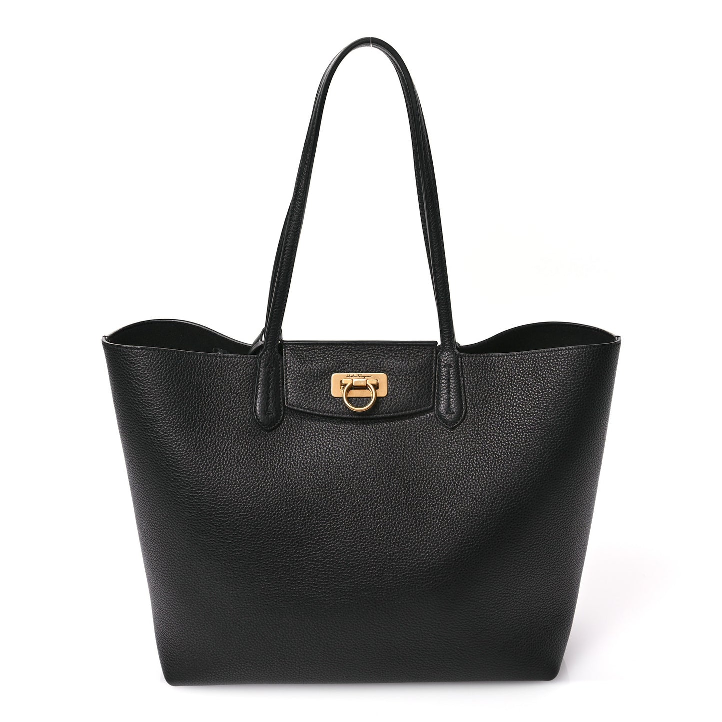 Calfskin Travel Tote Black