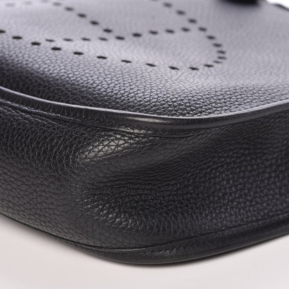 Hermes Taurillon Clemence Evelyne PM Black 9 of 11