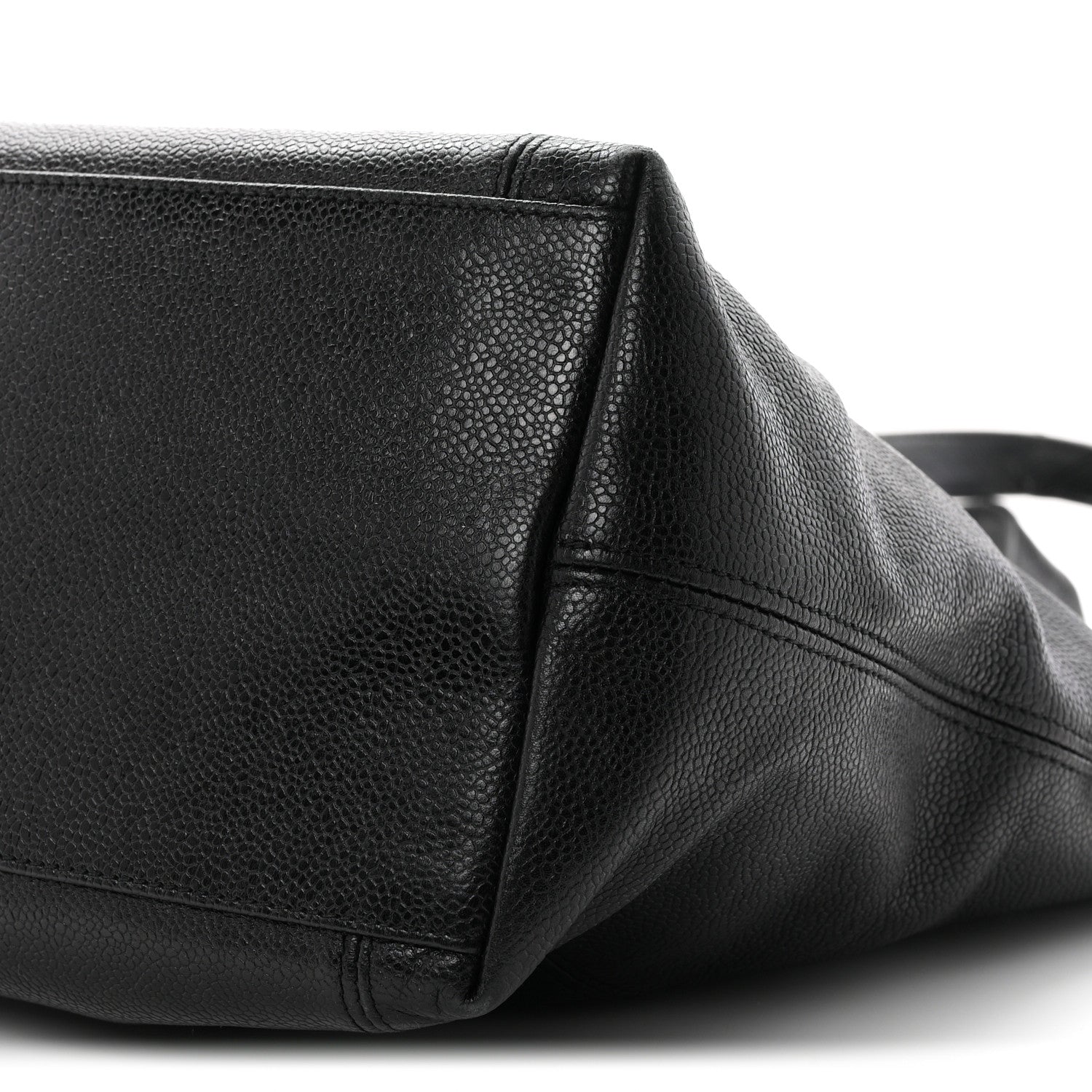 Chanel Caviar CC Shopper Tote Black 10 of 13