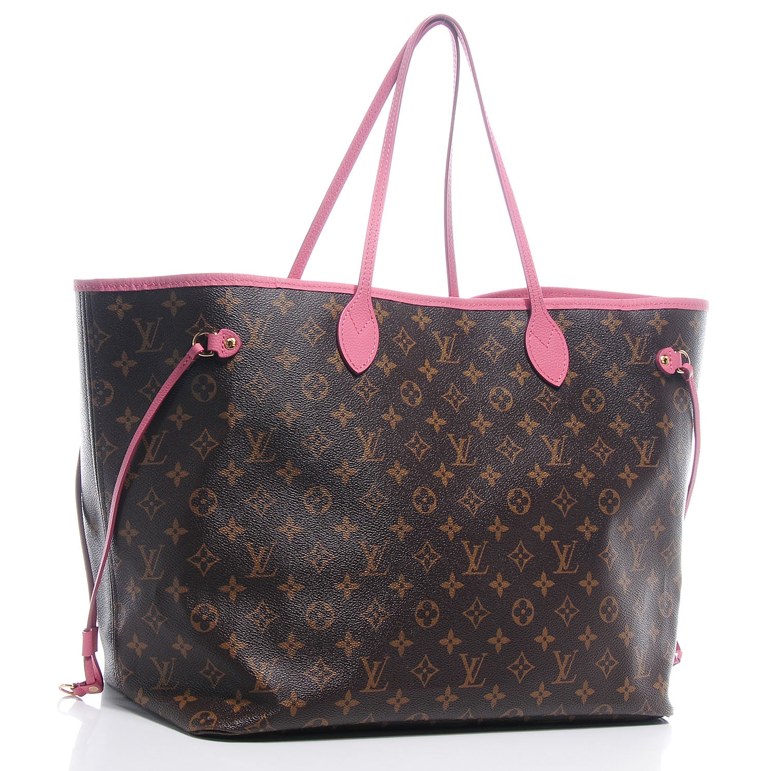 Louis Vuitton Monogram Articles de Voyage Ikat Neverfull GM Rose Velours 3 of 7