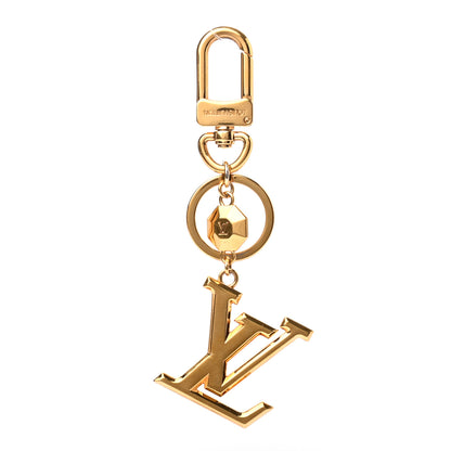 Louis Vuitton LV Facettes Bag Charm Key Holder Gold 1 of 4
