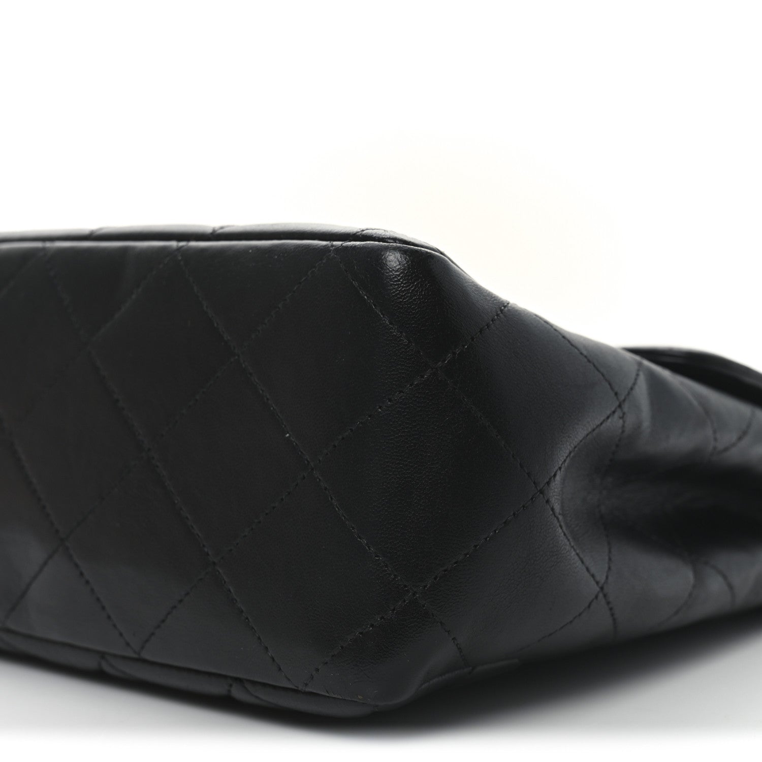 Chanel Lambskin Quilted Jumbo Single Flap Black 9 of 9