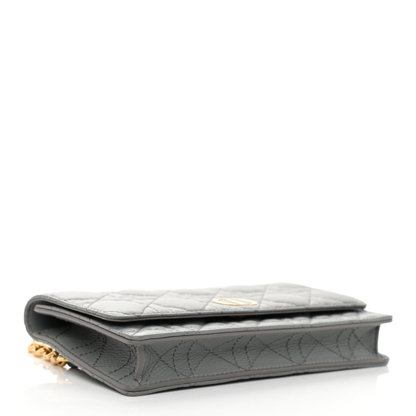 Supple Calfskin Caro Belt Bag Grey