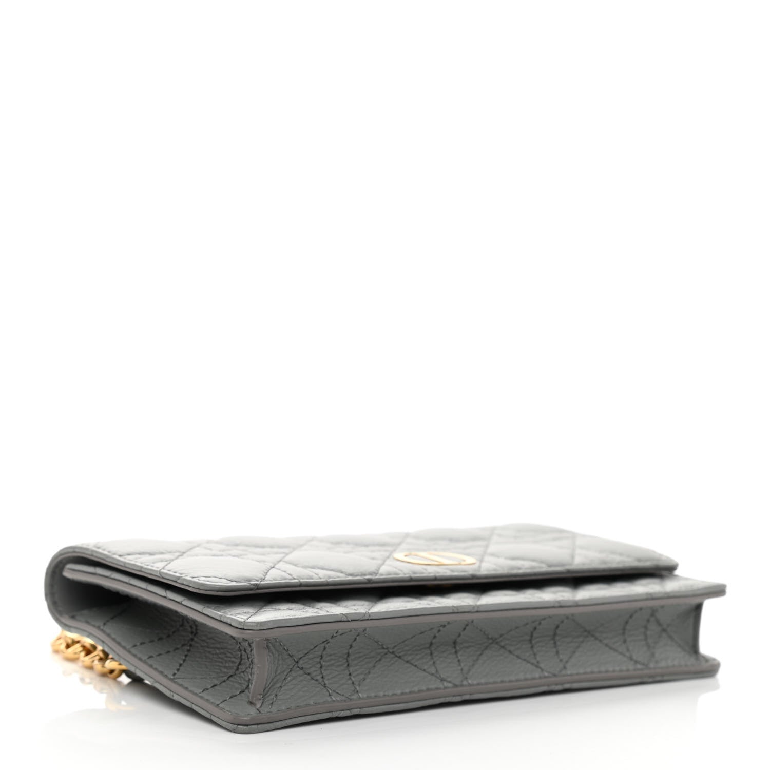Christian Dior Supple Calfskin Caro Belt Bag Grey 4 of 10