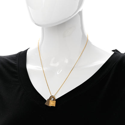 Hermes Swift Small O'Kelly Pendant Necklace Etoupe 2 of 8
