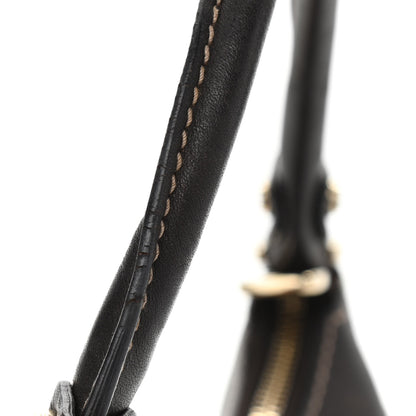Gucci Monogram Medium D Gold Ring Hobo Dark Brown 16 of 18