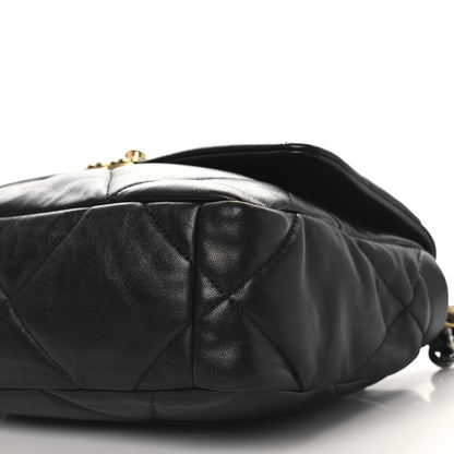 Chanel Lambskin Quilted Medium Chanel 19 Flap Black 10 of 10