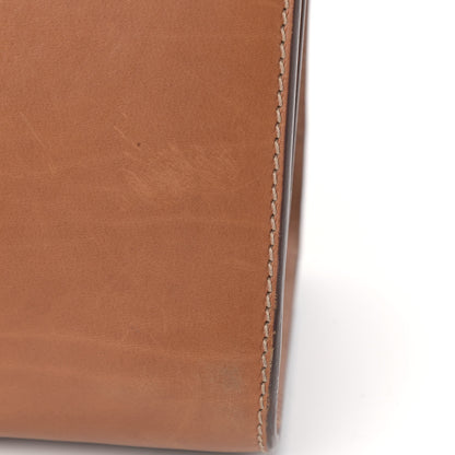 Saint Laurent Calfskin Topstitch Small Sac De Jour Light Brown 16 of 19