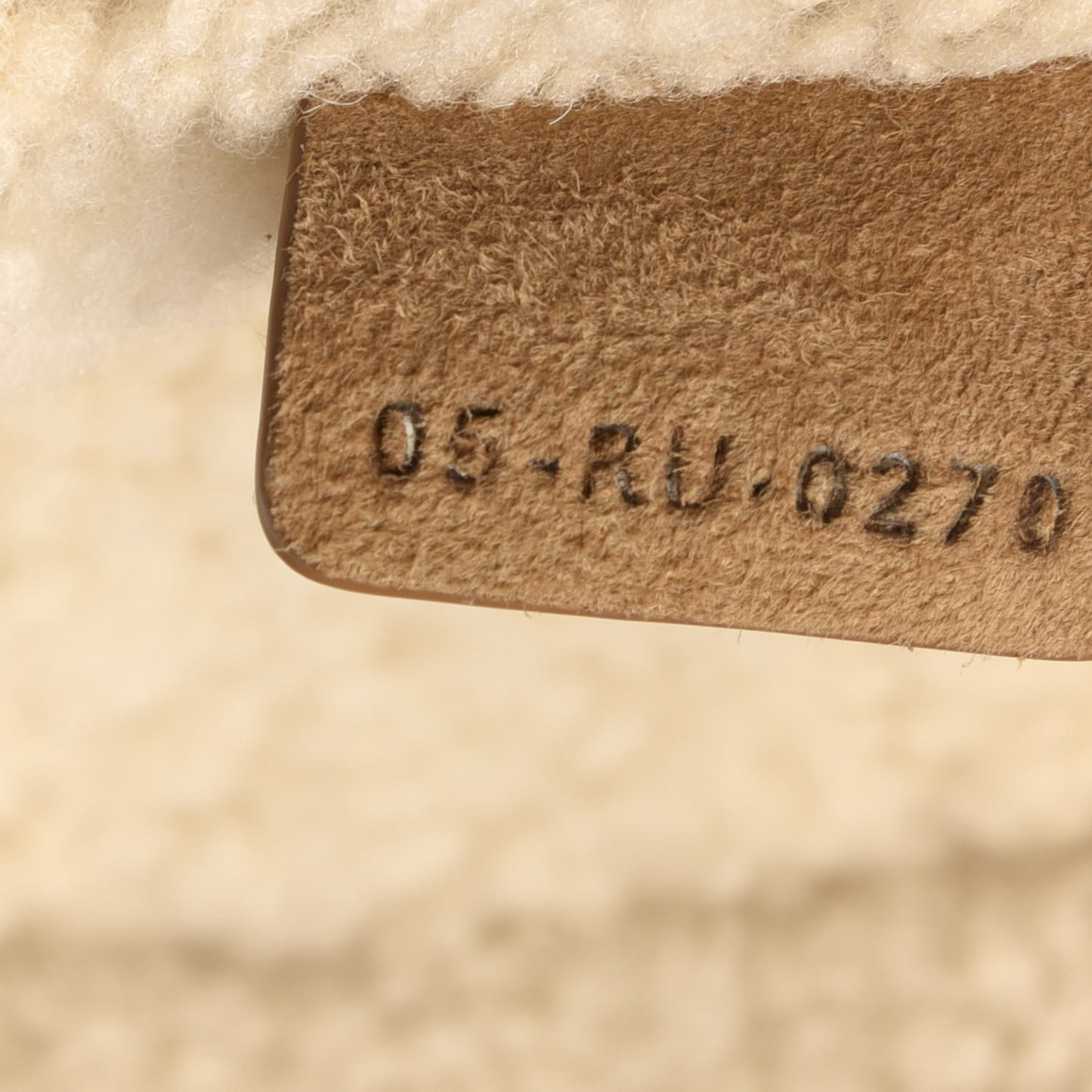 Shearling Saddle Bag Camel