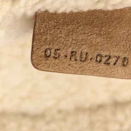 Christian Dior Shearling Saddle Bag Camel 9 of 10