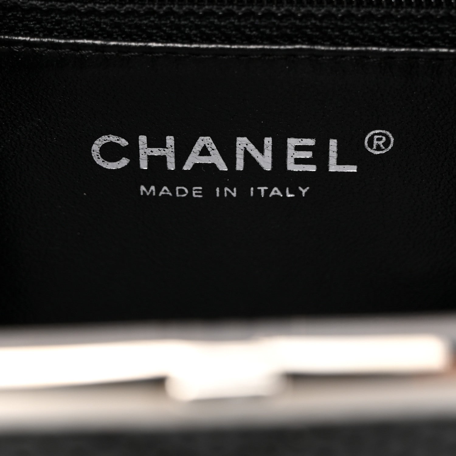 Chanel Lambskin Perforated Timeless Clutch Black 6 of 7