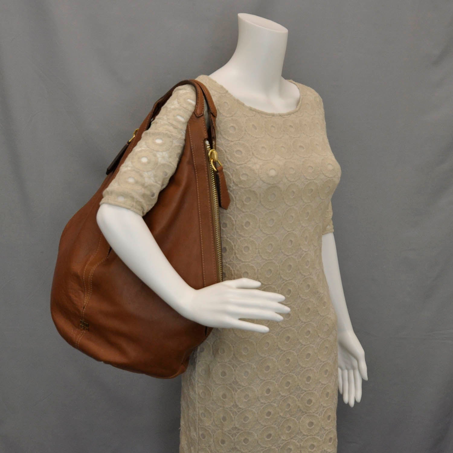 Givenchy Calfskin Tinhan Tico Hobo 2 of 9