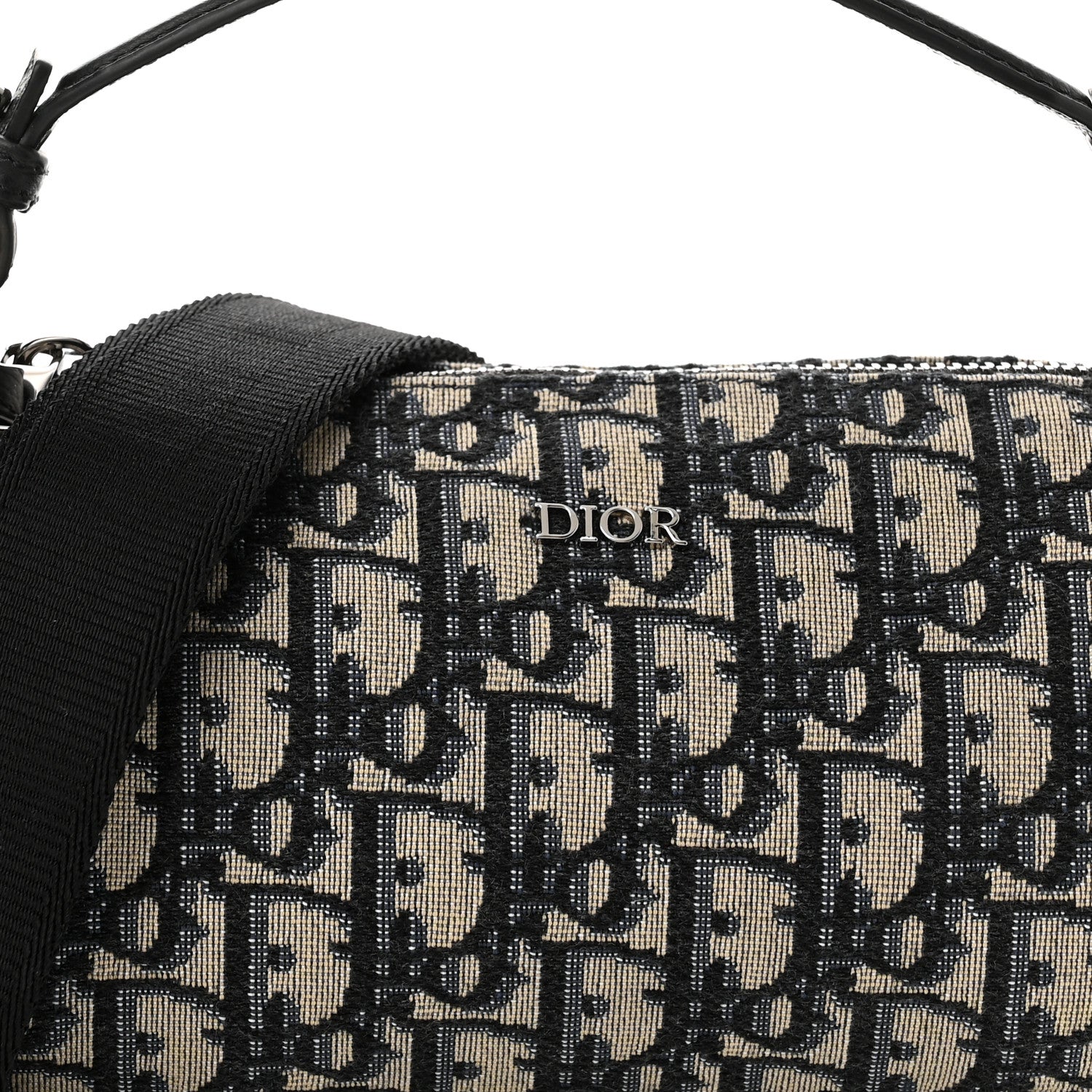 Christian Dior Oblique Mini Roller Messenger Bag Blue 7 of 9