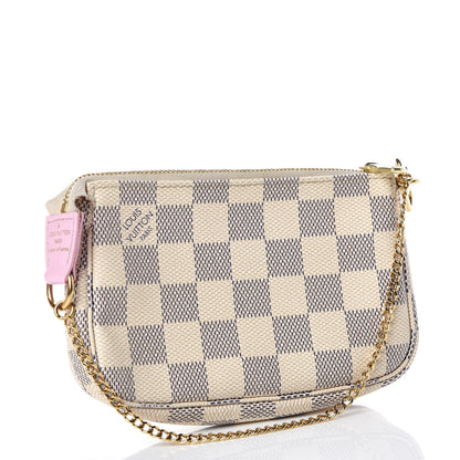 Louis Vuitton Damier Azur 2016 Christmas Animation Mini Pochette Accessories 3 of 14
