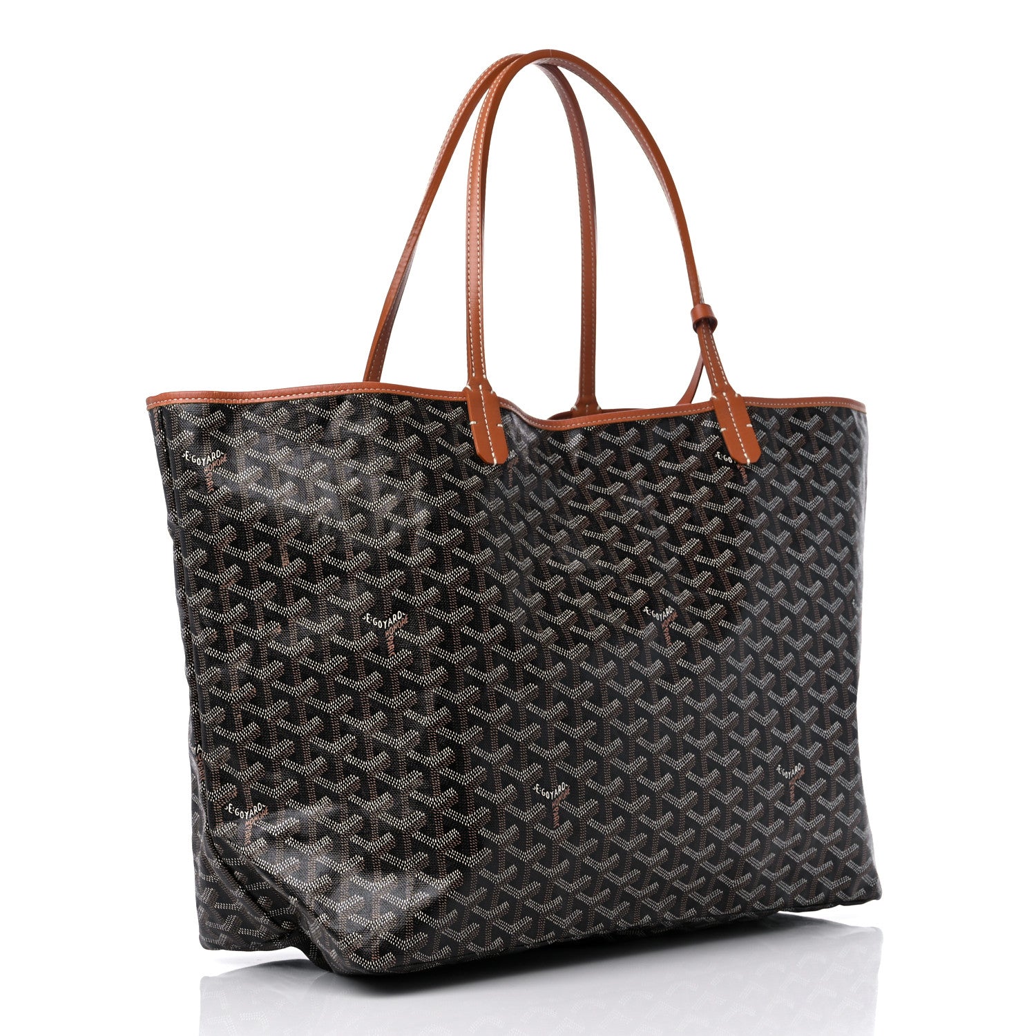 Goyard Goyardine Saint Louis GM Black Gold 4 of 11