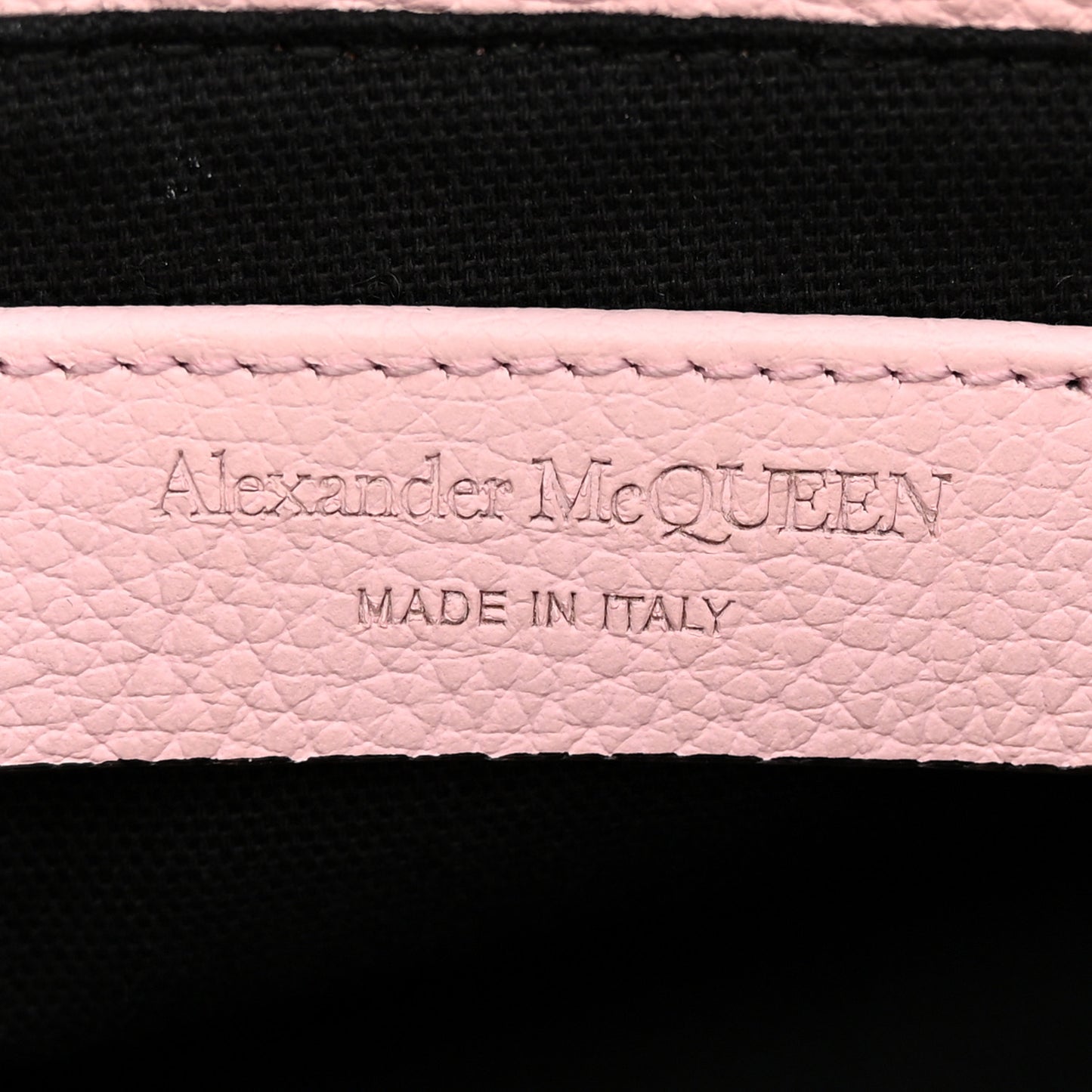 Calfskin Small Skull Padlock Zip Around Tote Baby Pink