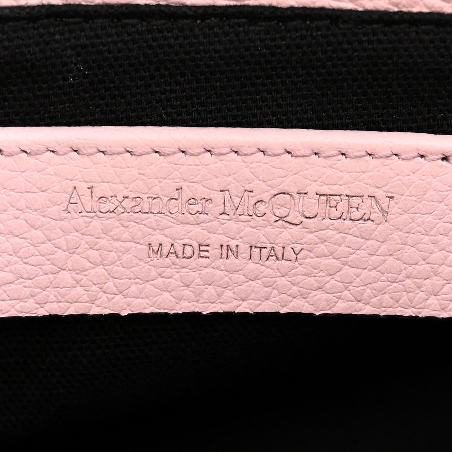 Alexander McQueen Calfskin Small Skull Padlock Zip Around Tote Baby Pink 6 of 14