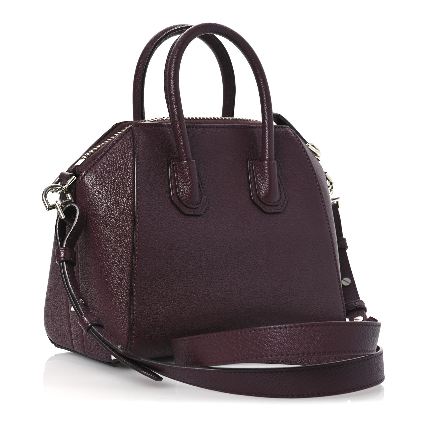 Sugar Goatskin Mini Antigona Oxblood