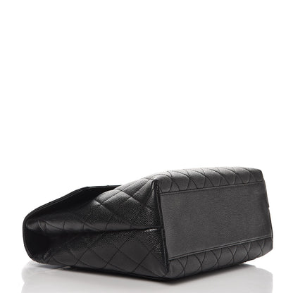 Chanel Caviar Quilted Jumbo Kelly Flap Black 4 of 9