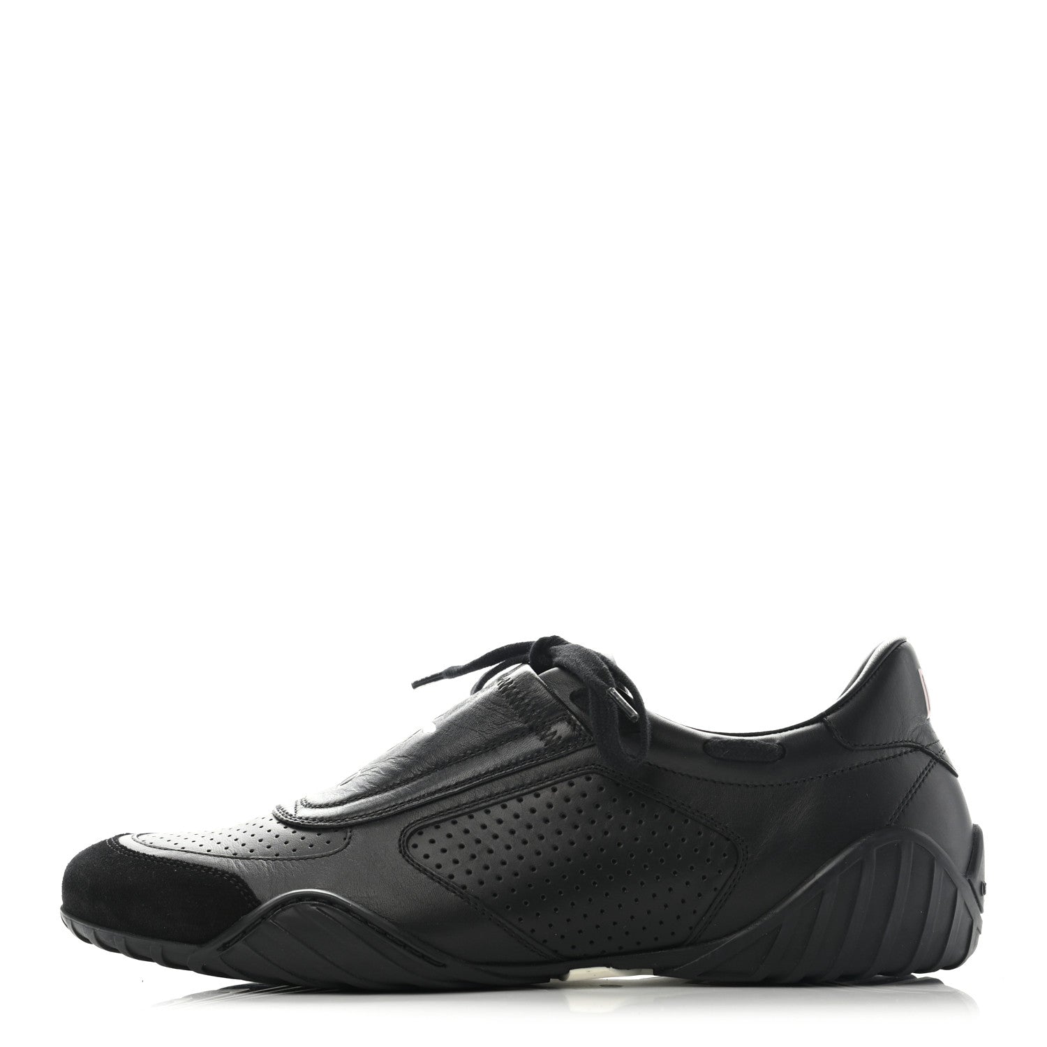 Christian Dior Smooth Calfskin Suede D-Fence Sneakers 39 Black 1 of 10