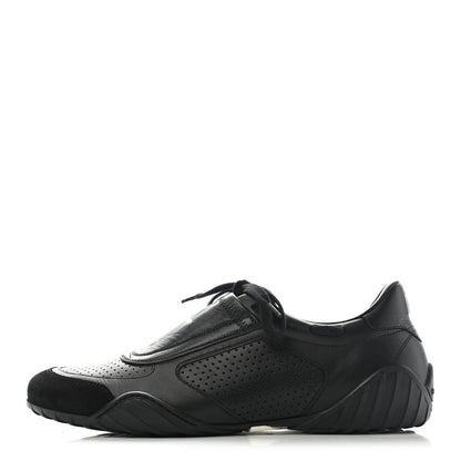 Christian Dior Smooth Calfskin Suede D-Fence Sneakers 39 Black 1 of 10