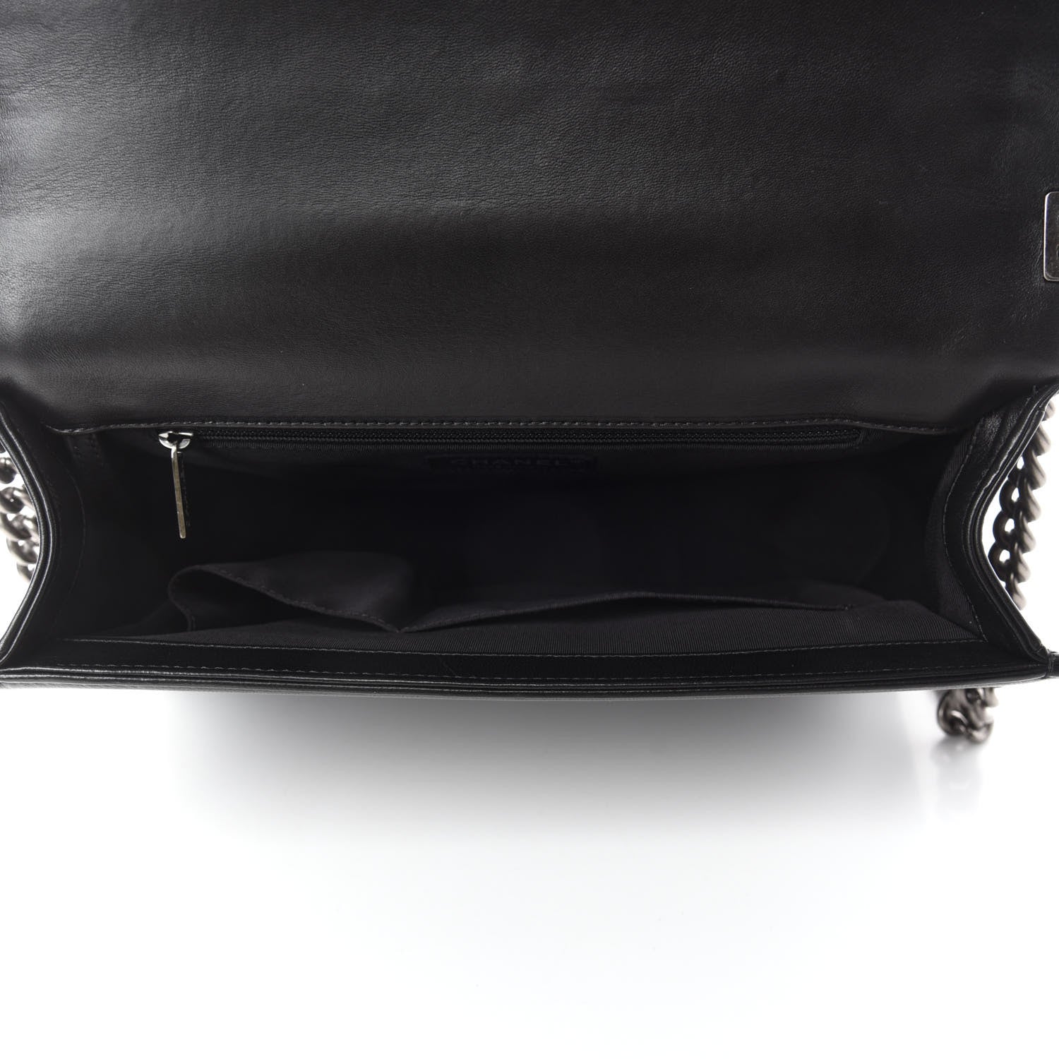 Chanel Lambskin Quilted Large Boy Flap Black 5 of 11