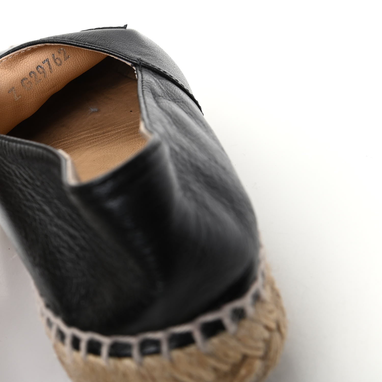 Chanel Lambskin CC Espadrilles 35 Black 10 of 11