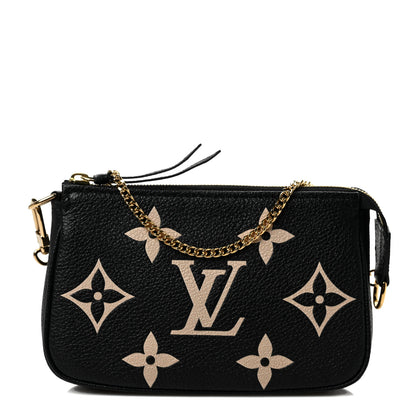 Louis Vuitton Empreinte Monogram Giant Mini Pochette Accessories Black 1 of 9
