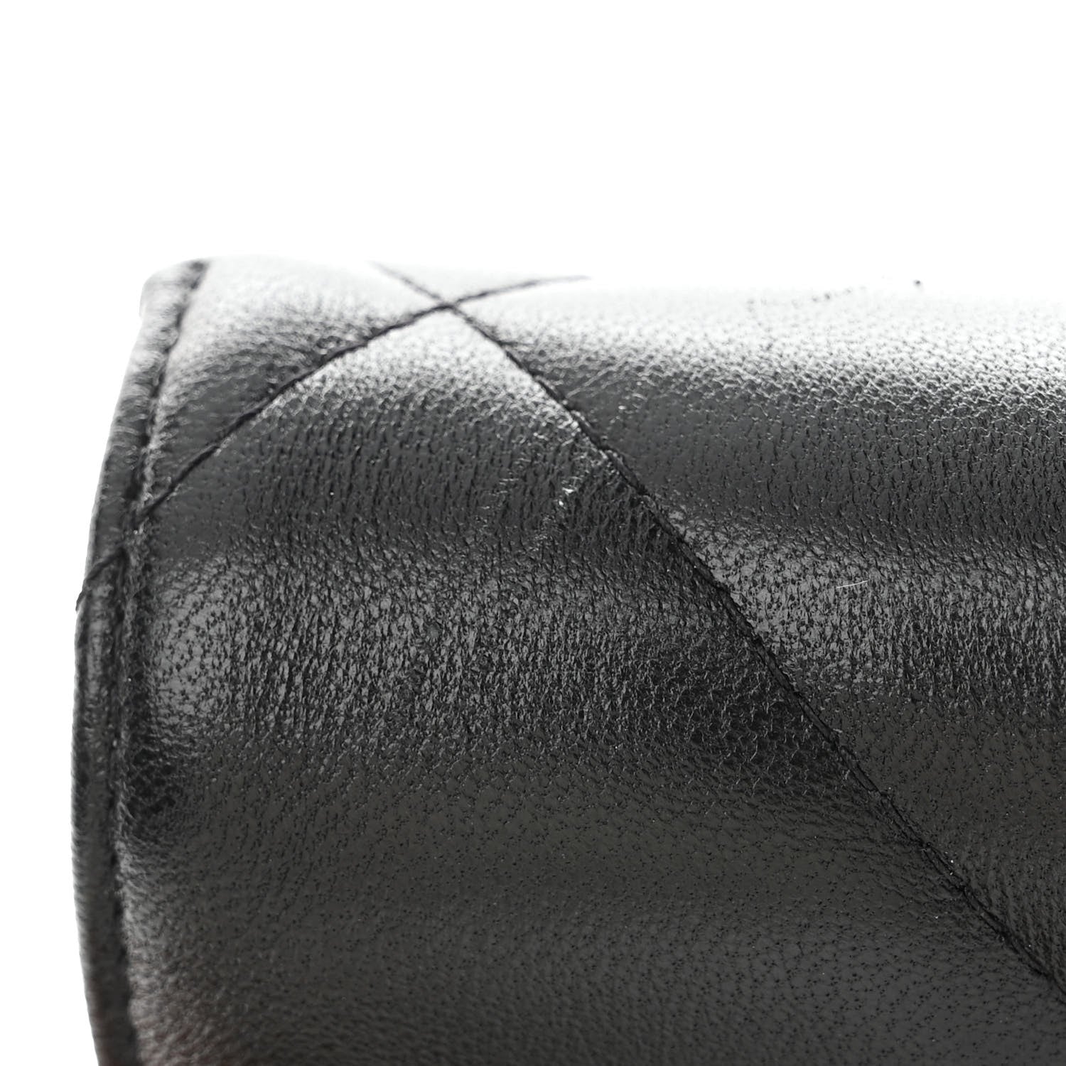 Chanel Lambskin Quilted Chanel 19 Flap Clutch Black 13 of 14