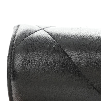 Chanel Lambskin Quilted Chanel 19 Flap Clutch Black 13 of 14