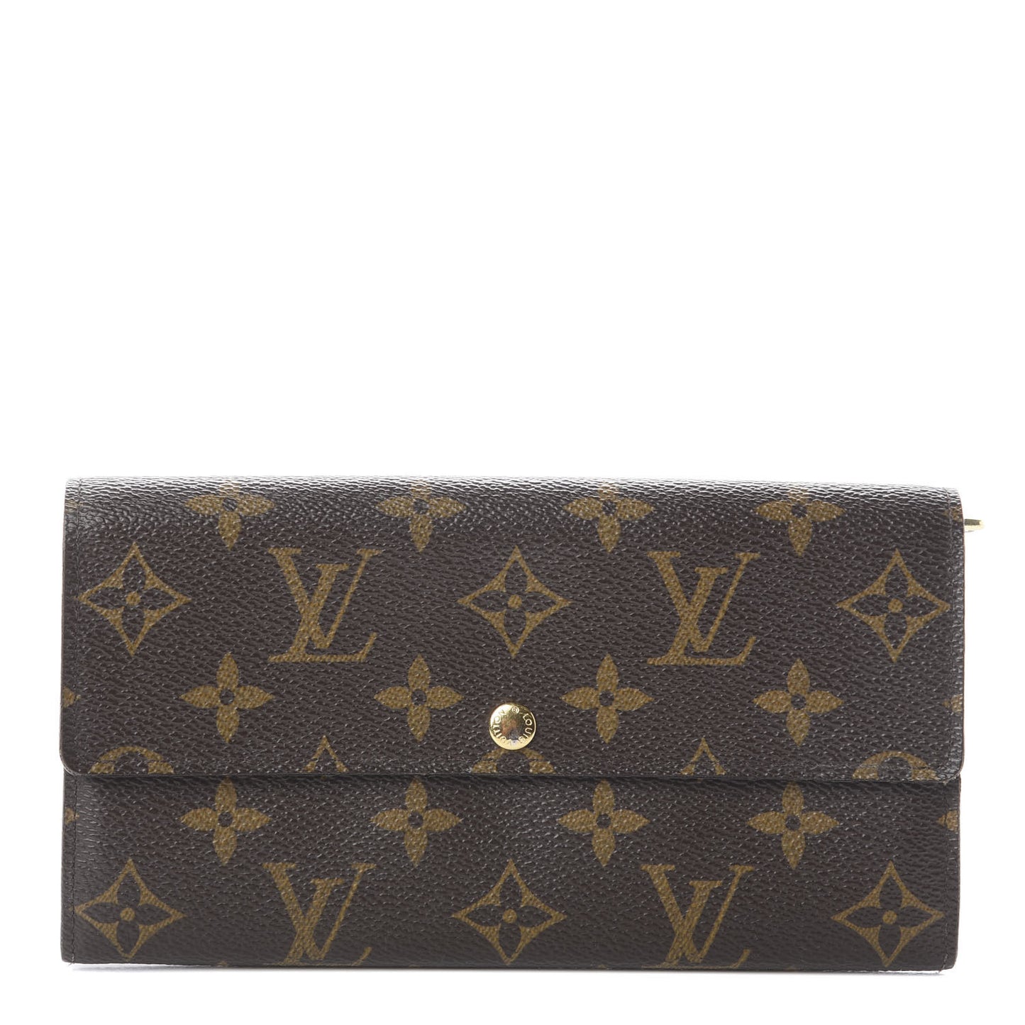 Monogram Fleuri Sarah Wallet Bright Green